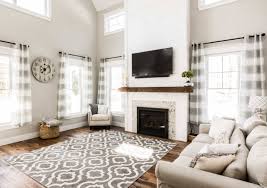 We spruced it up with a faux wood beam mantel, fireplace insert, and a diy wooden decorative ladder. 75 Beautiful Farmhouse Living Room With A Stone Fireplace Pictures Ideas July 2021 Houzz