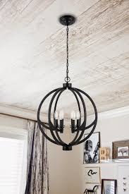 Cerdeco 6 Lights Chandelier Painted Black Modern Pendant Light Ul Listed Amazon Com Modern Black Pendant Lights Modern Pendant Light Pendant Light