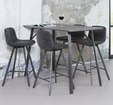 tabouret de bar noir patine metal java table haute chaise bar tabouret de bar