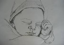 Afbeeldingsresultaat Voor Tekeningen Om Na Te Tekenen Moeilijk Afbeeldingsresultaat Moeili Baby Sketch Baby Drawing Face Drawing