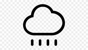 West southwest wind around 5 mph. Rain Weather Cloud Outline Symbol With Raindrops Lines Rain Cloud Weather Symbol Free Transparent Png Clipart Images Download