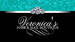 Glamorous Teal And Black Diamond Glitter Hair And Nail Boutique Business Cards Nail Salon Business Cards Hair And Nail Salon Salon Business Cards