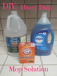 Combining baking soda and vinegar can create an effective homemade cleaner that works on many surfaces in your home. Diy Heavy Duty Mop Solution Mop Solution Diy Cleaning Products House Cleaning Tips