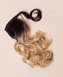 vegan fiber bouncy ponytail