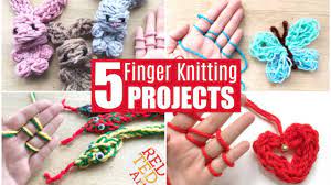 Projects that answer, what in the world do i do with all this finger knitting?:: 5 Finger Knitting Projects Learn How To Finger Knit And 5 Diy Finger Knitting Ideas Youtube