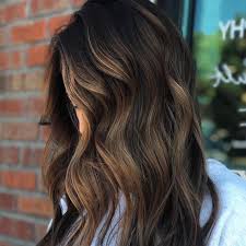 Brown hair with blonde highlights can also mean ombre. The Complete Guide To Partial Balayage Wella Professionals