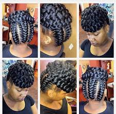African Hair Braiding Updo For Black Women Braiding Hair Updo For Black Women Goddess Braids Hairstyles Hair Styles Braided Hairstyles