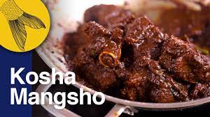 Mutton Kosha Bengali Recipe Kasha Mangsho Bengali Slow Cooked Mutton Curry Kali Pujo Special Youtube
