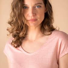 T-SHIRT LIN VIEUX ROSE FEMME