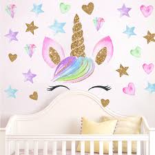 Check out our unicorn room decor selection for the very best in unique or custom, handmade pieces from our wall decals & murals shops. Unicorn Wall Decals With Heart Flower Birthday Christmas Gifts For Boys Girls Kids Bedroom Decor Buy Unicorn Wall Decor Unicorn Wall Decal Unicorn Sticker For Kids Product On Alibaba Com