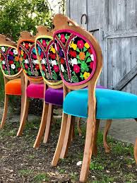 Eclectic Boho Dining Chairs In 2020 Boho Dining Chairs Boho Chair Eclectic Dining Chairs