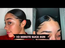 Minewig.com has been visited by 10k+ users in the past month Easy Slick Bun Baby Hair Tutorial Youtube