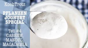 Mandel Joghurt Cashew Joghurt Macadamia Joghurt Vegane Alternativen Zu Sojajoghurt Fermentiert Mit Brottrunk Glutenfrei Kochtrotz Kreative Rezepte Rezept Brottrunk Kochtrotz Joghurt
