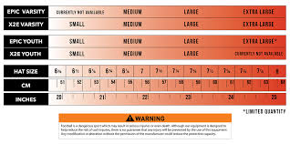 52 Judicious Football Helmet Sizing Chart