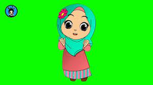 Kumpulan gambar animasi bergerak gif gambar animasi. Green Screen Animasi Kartun Muslimah Animasi Mulut Bergerak Animasi Mulut Berbicara Youtube