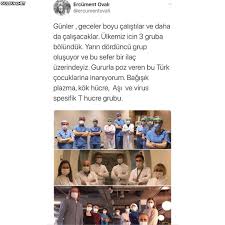 Ercüment ovalı 28 kahraman türk çocuğu dediği ekibiyle birlikte laboratuvara girdi. Turk Hekimlerine Guvenimiz Sonsuz Ercument Ovali Ercumentovali Gunler Geceler Boyu Calistilar Ve Daha Da Calisacaklar Guldum Net Caps Arama Motoru