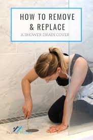 How To Remove And Replace A Shower Drain Cover Shower Drain Covers Shower Drain Drain Cover