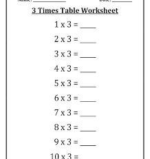 7 x table worksheet ozerasansor com