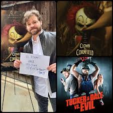 Hi r/movies! I'm Eli Craig, director of CLOWN IN A CORNFIELD (starring  Katie Douglas, Kevin Durand, Will Sasso). It will be released in theaters  this Friday, May 9. I also wrote and