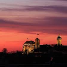 nurnberg sonnenuntergang mittelalterliche skyline nurnberg schwabach skyline
