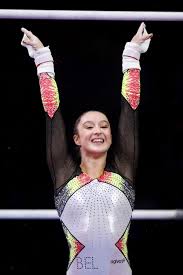 Nina derwael of belgium during uneven. Belgium S Nina Derwael Defends Her World Title On Bars In Stuttgart Wogymnastika