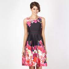 Debut Black Floral Border Prom Dress At Debenhams Com Dresses Prom Dresses Wedding Guest Style