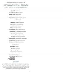Shows - Telluride Film Festival