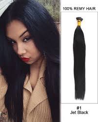 Only raw bone straight, no fly hair, stay same after washing. 14 1 Jet Black Straight Stick Tip I Tip 100 Remy Hair Keratin Hair Extensions