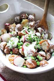 This Is Not Your Traditional Run Of The Mill Potato Salad To Combat The Traditional Mushy Potato Texture I Potatoe Salad Recipe Food Summer Recipes Dinner