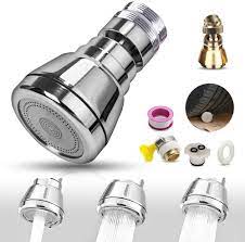 Sweep spray creates a wide. Buy Upgraded Swivel Kitchen Sink Faucet Aerator Solid Copper High Pressure Faucet Sprayer Head Replacement Anti Splash Faucet Nozzle No Leaking Water Saving 3 Modes Adjustable Online In Indonesia B07t9mdd6y