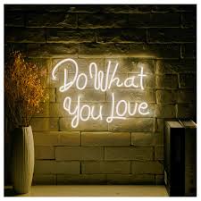 Explore more like do what you love sign. Do What You Love Led Neon Sign Lights Warm White Buy Online In China At China Desertcart Com Productid 92117110