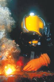 Fuse metal parts or structures together using special torches and safety equipment. Diving Into Underwater Welding And Burning