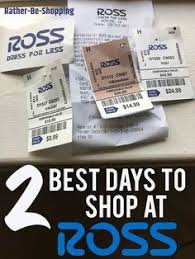 The 2 Best Days To Shop At Ross Dress For Less To Save Money Dresses For Less Ross Dresses Shop For Less
