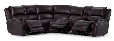 Cordova Leather 6 Piece Power Reclining
