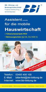 113/106/00530 fa bitterfeld hrb 650. Assistent M W D Fur Die Mobile Hauswirtschaft