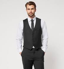 Anzugweste Fur Herren In Schwarz Die Schmale Weste Von Angelo Litrico Erganzt Muhelos Jedes Job Outfit Sie Ist Mit Anzug Weste Business Mode Anzugweste