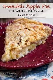 Swedish Apple Pie In 2020 Easy Pie Apple Pie Recipe Easy Swedish Apple Pie