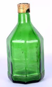 Old Green Glass Vintage Empty Signature Whisky Decorative Bottle I31 64 Bottles Decoration Bottle Green Glass