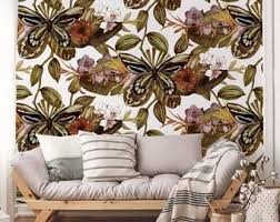 Black And White Boho Peel And Stick Wallpaper Peacock Feathers Wallpaper Self Adhesive Peel Nad Stick Wallpaper Black And White Vintage Wallpaper Watercolor Removable Wallpaper 108 W 2020 Tapety Vintage I Etsy