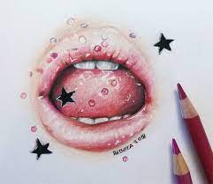 Large quantities of naturally occurring bacteria are often found on the posterior dorsum of the tongue, where they are relatively undisturbed by normal activity. Draw Lips And Tongue Novocom Top