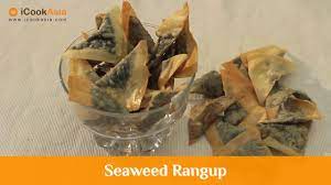 Seaweed salad popiah with tuna. Seaweed Rangup Try Masak Icookasia Youtube