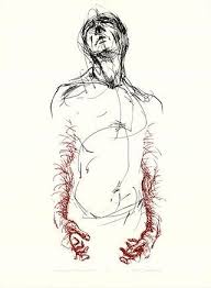 Derek Hess Full Failure All American Hero I Love How There Aren T Any Hard Line Outlining The Arm The Sha Aktzeichnung Skizzierung Interessante Zeichnungen