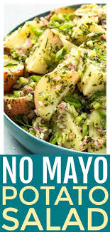This Potato Salad Is Easy To Make Yet Extraordinary In Flavor Made With A Herb Vinaigrette Potatoe Salad Recipe Potato Salad Recipe Easy Easy Salad Recipes