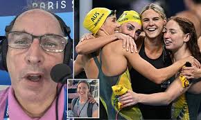 Dropped Olympic commentator Bob Ballard breaks silence after 'sexist'  remark about Australia's female swimmers