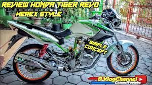 Inspirasi tiger herex style review. Review Modifikasi Honda Tiger Revo Herex Style Tirev Simple Concept Youtube