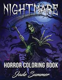 Dahlia, a victorian girl, was given. Nightmare A Horror Coloring Book With Terrifying Monsters Evil Women Dark Fantasy Creatures And Gothic Scenes For Relaxation Horror Coloring Books For Adults Amazon De Summer Jade Fremdsprachige Bucher