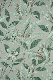 But generally speaking, a flower patterned pillow, chair, dish, piece of art—heck, wall covering or but floral motifs have actually evolved quite a bit over the years, and we thought it would be fun to 1950s. 1950 S Vintage Wallpaper Large Tropical Leaf Green And Brown Floral Pattern Ebay Vintage Wallpaper Pattern Wallpaper Floral Pattern Design