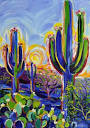 9 ideas de Pintura arte sonorense | pintura de cactus, cuadros de ...