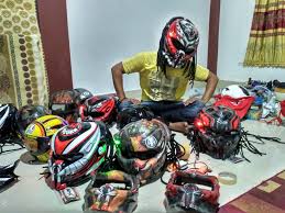 Cellos predator helmet custom motorcycle description: Helm Predator Home Facebook