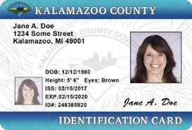 Applying for a texas id card. Kalamazoo County Identification Card Kalamazoo Michigan County Government Web Site